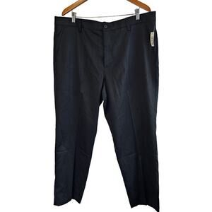 Amazon Essentials Classic Men's Golf Pants 40x29 Black Pockets Stretch Casual